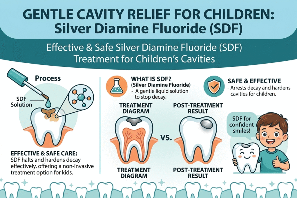 Silver Diamine Fluoride (SDF): A Painless Cavity Treatment for Kids in Delhi