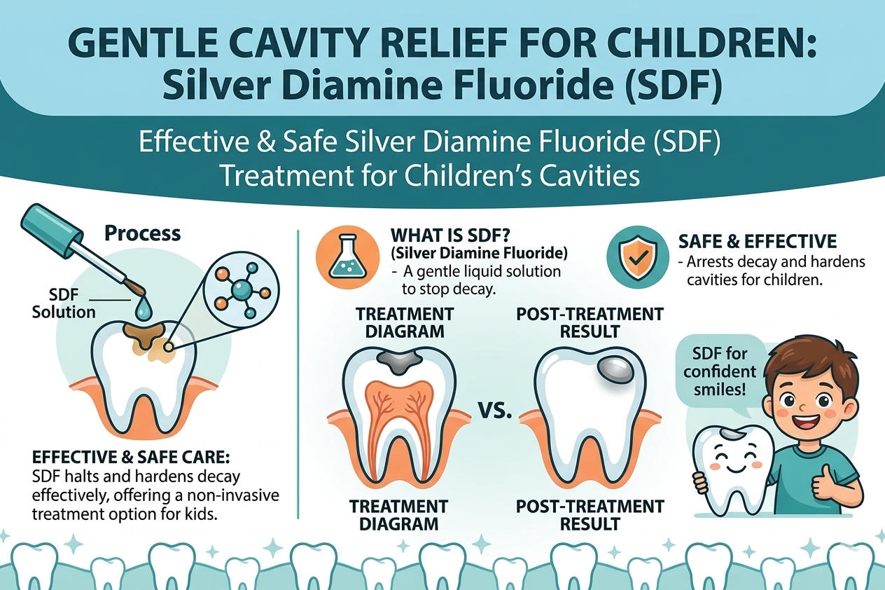 Silver Diamine Fluoride (SDF): A Painless Cavity Treatment for Kids in Delhi
