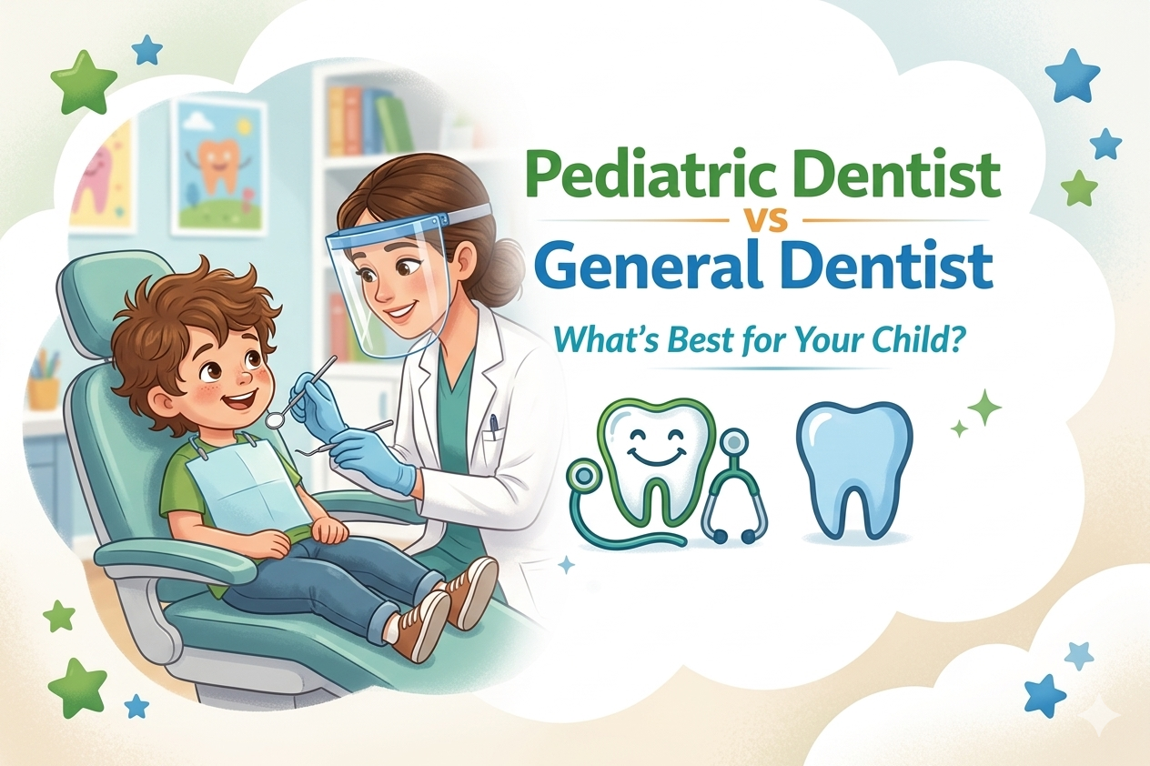 Pediatric Dentist vs General Dentist: Which Is Best for Your Child? - Tooth Tales Clinic